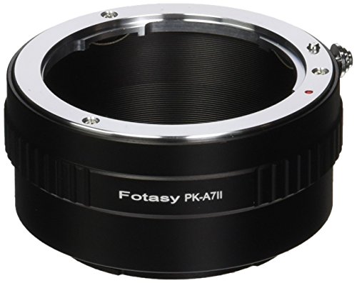 Fotasy Pentax K Mount Lens to Sony A7, A7 II, A7 III, A7R, A7R II, A7R III, A7S, A7S II, A7S III Full Frame Mirrorless Camera Adapter
