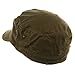 Washed Cotton Fitted Army Cap-Dark Olive L-XL