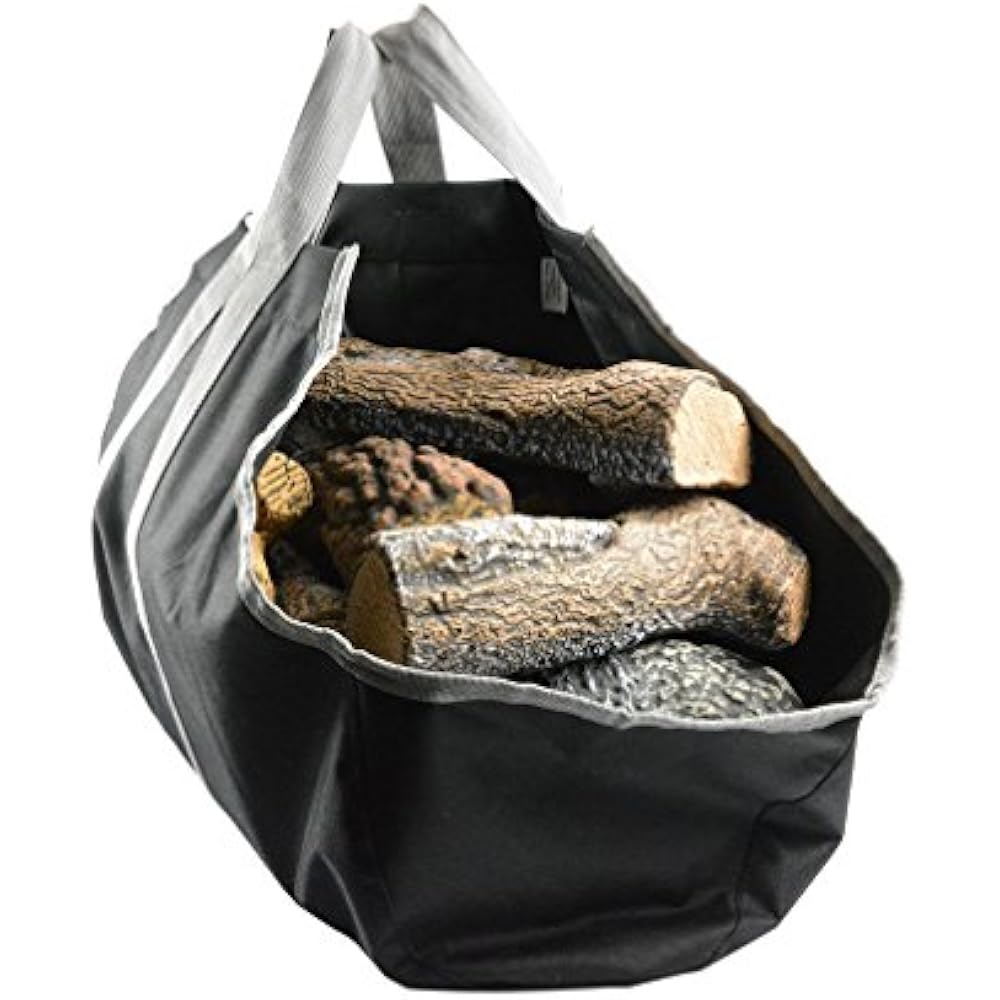 Heavy Duty Canvas Firewood Carrier & Log Tote, Holder, Best For Carrying Wood eBay