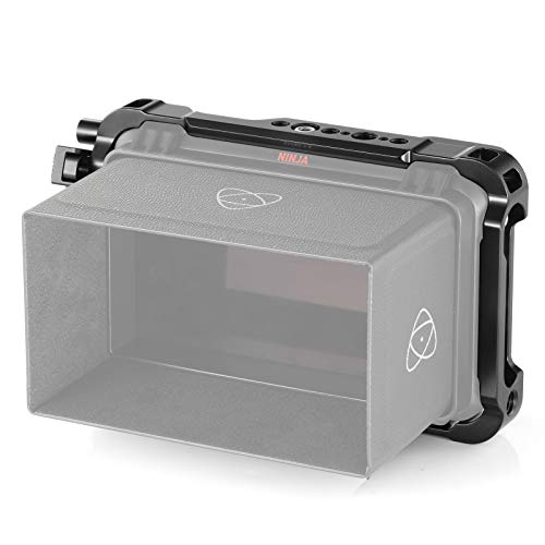 SMALLRIG Monitor Cage for Atomos Ninja V,Built-in NATO Rail and HDMI Cable Clamp Monitor Cage 2209