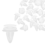 uxcell 25 Pcs 9mm White Door Trim Panel Retainer Clips 51411973500