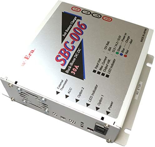 New Era ニューエラー サブバッテリーチャージャー 最大出力電流30a 出力電圧12v 12v車専用 走行充電器 Sbc 006 シルバー