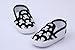 Bigood Baby Toddler Crib Skull Anti-Slip Shoes First Walking Sneakers 11cm Black