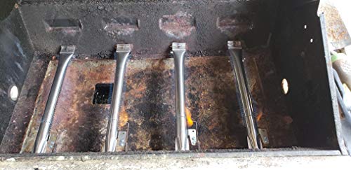 Replace parts 4-Pack Stainless Steel Pipe Burner, Replacement for Home Depot Nexgrill 720-0830D, 720-0830H Gas Grill Models,(14 7/8" x 1")