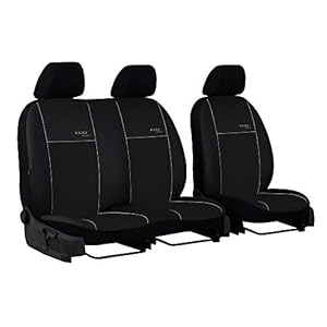 Autostoelhoezen kunstleer ECO Line Bus 1 + 2 beschermhoezen geschikt voor Volkswagen Transporter IV 1990-2003 Universal…