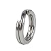 Dr.Fish Split Ring Stainless Steel Hyper Wire Flattened Fishing Lure Rings Heavy Duty Tackle Hook Line Connector Saltwater