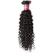 KLAIYI Hair Good Quality Brazilian Curly Hair Weave 1Bundle Virgin Human Hair Extensions Unprocessed Natural Color 95-100g/pc
