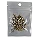 RUBYCA 30 Sets Gold Head Button Studs and Posts, Metal Screwback Studs, Chicago Screws for Leather Crafting 9mm X 6mm