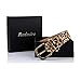 Radmire Womens Leopard Print Leather Belt for Jeans Pants Ladies Casual Waist Belt for Dresses