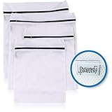 Spaworks Premium Laundry Wash Bags - 4 Pack - for Delicates Intimates Lingerie and Hoisery