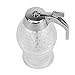 Timoo Honey Dispenser No Drip Condensed Milk Dispenser Syrup Dispenser Container with Storage Stand and Stopper, 8 Ounce