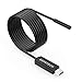 USB Borescope, DEPSTECH Semi-Rigid Endoscope Inspection Camera 2.0 Megapixels CMOS HD Waterproof Snake Camera with 6 Adjustable Led Light - 16.5FT
