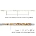 2019 1PC KEMEISI New Design Liquid Glitter Handle 100% Kolinsky Sable Acrylic Nails Round Nail Art Brush Manufacturer Size 8,10,12,14,16,18 (#8)