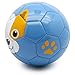 PP PICADOR Toddler Soccer Ball Toy Cute Cartoon TPU Soccer Toy Gift with Pump (Blue Dog, Size 1)