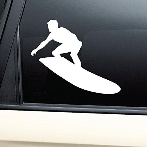 Surfing Surfer Surf Vinyl Decal Laptop Car Truck Bumper Window Sticker