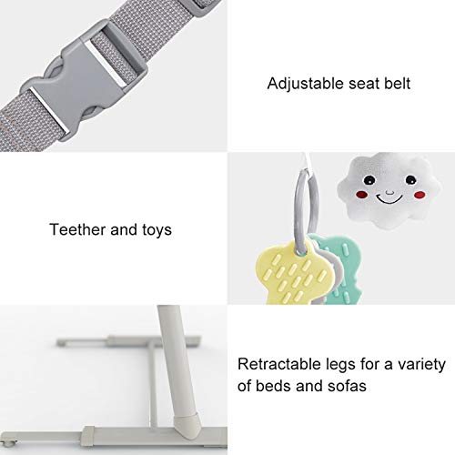 Baby Bedside Sleeper with 2 Replaceable Sheets, Bedside Cribs