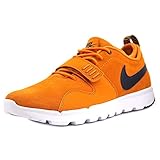 Nike TRAINERENDOR L Men Round Toe Suede Orange Sneakers