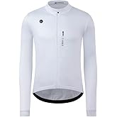 GCRFL Men's Cycling Jersey Long Sleeves Road Bike Jersey Shirt Cycling Tops, Zipper Pocket Lightweight PRO Race Fit UPF 50+