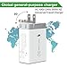 ZIQIAN Wall Charger Fast Adapter,QC 3.0 USB Fast Wall Charger 3 Ports Tablet iPad Phone Fast Charger Adapter Quick Charge 3.0 Travel Plug Compatible, HTC, iPhone More 1 Pack White