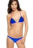 Ebuddy Women Neoprene Bikini In Bright Color Neon Binding Swimsuit Swimwear