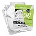 MORIDA 100 pcs 6X8.5 inch POF Heat Shrink Wrap Bags 100 Gauge, Softer, Clear Film for Bath Bombs, Soaps, Cookies, and DIY Handmade Crafts, Odorless, Non-Toxic, Food Safety Quality