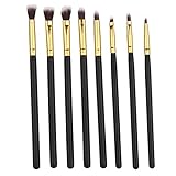 Creazy 8PCS Make up Brushes Set Eye Brushes Set Eyeliner Eye Shadow Makeup Brushes