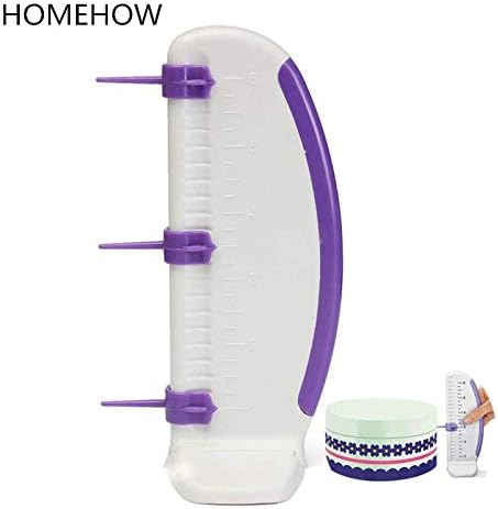 1 piece 1PC/Lot Vertical Shape Plastic Cake Marker Leveler 16.56.5cm Cake Decorating Tools Dispensing Ruler For The Kitchen Baking