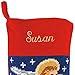 Lillian Vernon Personalized Heirloom Christmas Stocking - Needlepoint Angel, 100% Wool, 9.5