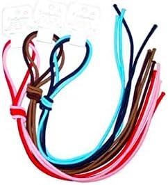 Amazon Com Free Size 6 Colors Elastic Hair Band Set Thick Long