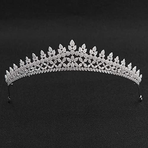 SEPBRIDALSCrystals Cubic Zirconia CZ Wedding Bridal Tiara Crown Women Hair Accessories Jewelry CH10205