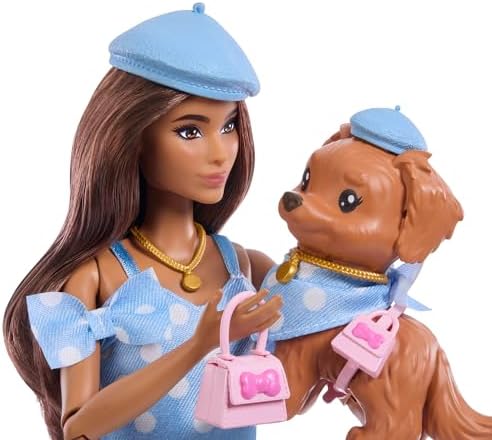 Twinning Looks Muñeca y perrito con conjuntos a juego