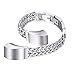 For Fitbit Alta HR and Alta Bands, bayite Replacement Stainless Steel Chain Bands Adjustable Wristbands Large Small Silver Black Rose Gold