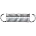 Prime-Line SP 9620 Extension Spring, Spring Steel Construction, Nickel-Plated Finish, 0.105 GA x 3/4 In. x 3-1/8 In., Single Loop Open, (2 Pack)