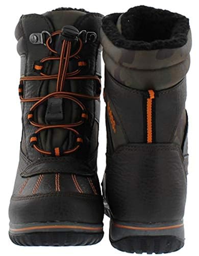 totes Boy's Unisex Kids Buster Snow Winter Boots, CAMO, Little - Technical View