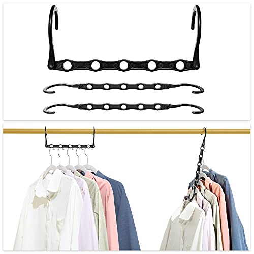 Timirog Space Saving Hangers Closet Organizers, Plastic Magic Hangers