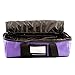 Carry Bag for 87 Essential Oil Wooden Box Organizer - Large Travel Carrying Bag for Wood Case (Purple)