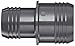 Spears 1429 Series PVC Tube Fitting, Coupling, Schedule 40, Gray, 1