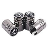 TK-KLZ 5Pcs Chrome Car Tire Valve Stem Caps for Honda Acura CDX MDX TLX NSX RDX RLX Decorative Accessories