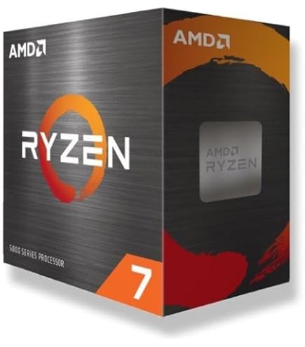 AMD Processador Ryzen 7 5800X3D de 8 núcleos e 16 threads para