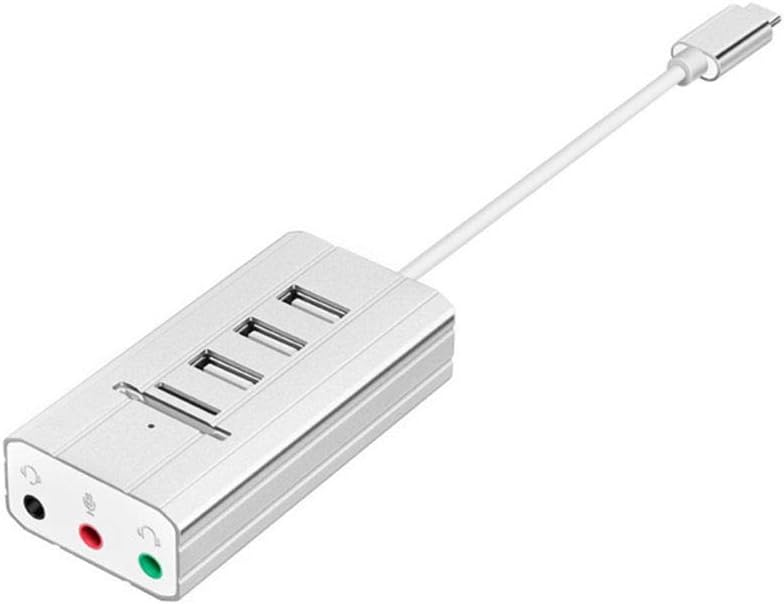 Fish Splitter Card Reader External PC Audio TF Card SD Laptop Hub Audio