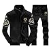 Rocky Sun Mens Tracksuit Fleece Slim Joggers Pants Bottoms & Zipper Jacket Top