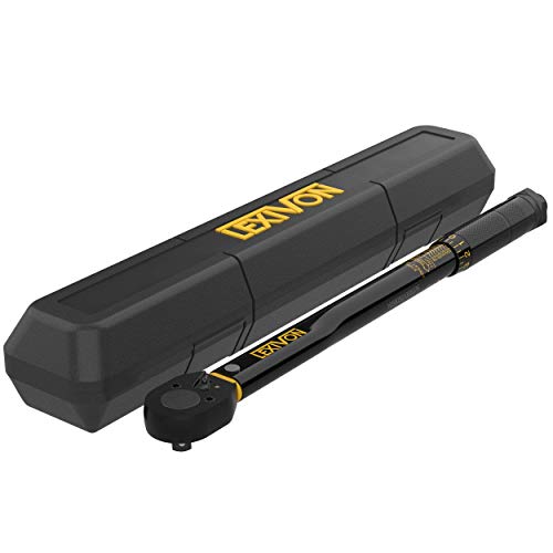 LEXIVON 3/8Inch Drive Click Torque Wrench 1080 FtLb/13.6108.5 Nm