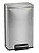 Tramontina Step on Waste Can, Stainless Steel Trash Can Step Can 13 Gallon Large Capacity (1 Trash Can)
