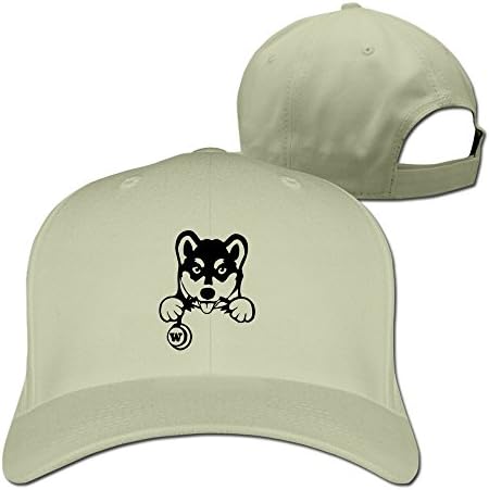 Men Women University Of Washington Huskies Sport Snapback Peaked Hats Natural Unisex