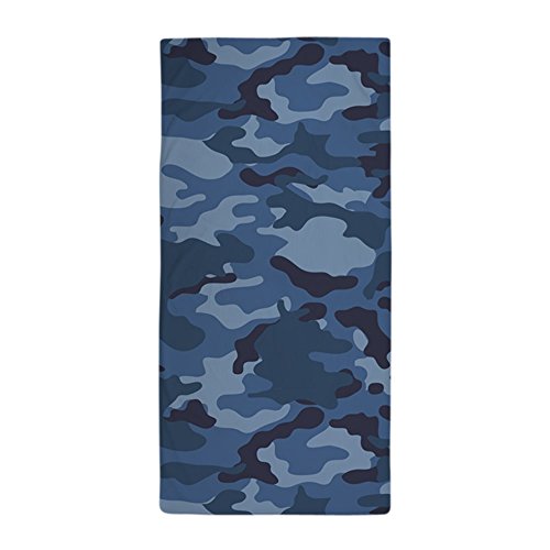 CafePress Blue Camo Beach Towel - 30x60 Inch Super Soft & Absorbent Pool Towel - View #9