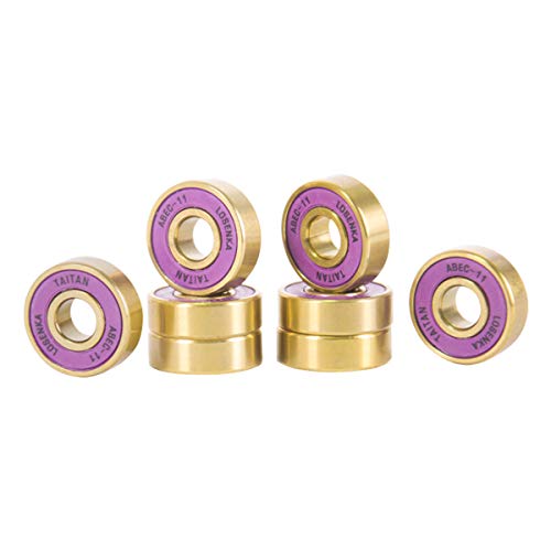 LOSENKA Professional Skateboard Bearings, Fancy Skateboard Bearings, Titanium Alloy Process Limit Skateboards,8-Pack - Thumbnail 5