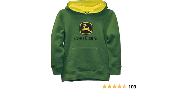 john deere green moletom com capuz