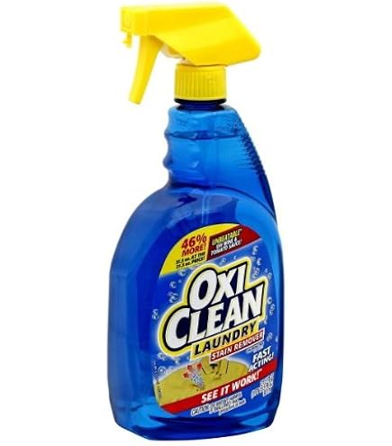 OxiClean Max Force Laundry Stain Remover Spray – Original Formula, 12 Oz – Pre-Treat Tough Stains