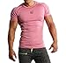 Jed North Men's Bodybuilding Workout Short Sleeve Tee Slim Fit T Shirt for Gym