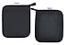 DII CAMZ33412 Cotton Machine Washable Heat Resistant Everyday Kitchen Basic Neoprene Pot Holder, Black